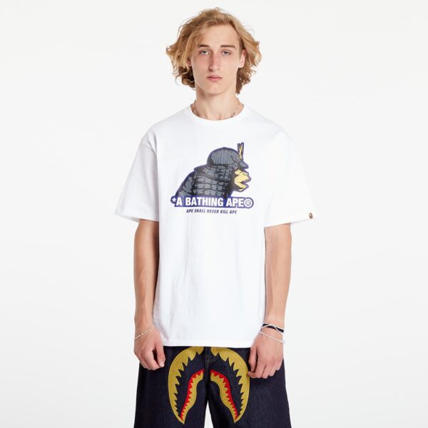 Póló A BATHING APE Samurai Tee White XXL-alacsony-ár