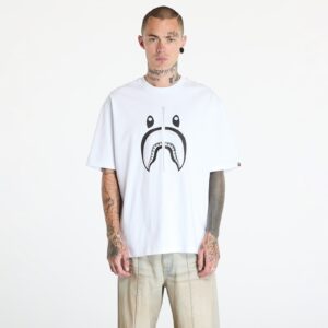 Póló A BATHING APE Shark Tee White S-alacsony-ár