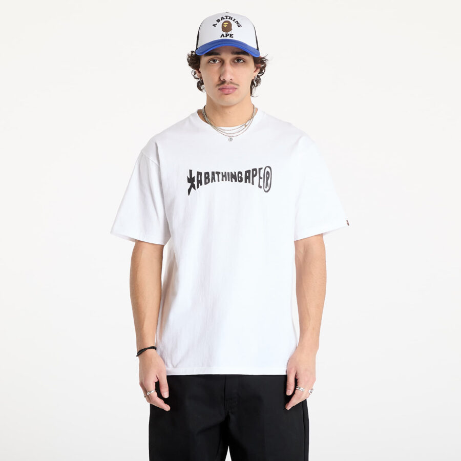 Póló A BATHING APE Souvenir Dragon Tee White L-alacsony-ár
