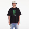 Póló A BATHING APE Spray Frankenstein Relaxed Fit Tee Black S-alacsony-ár