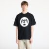 Póló A BATHING APE Stencil Circle Ape Face Tee UNISEX Black S-alacsony-ár