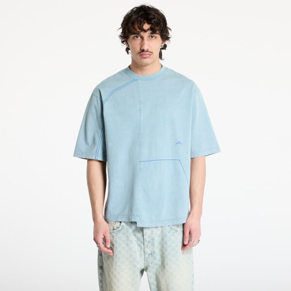 Póló A-COLD-WALL* Oblique T-Shirt Grey-Green/ Olive Grey S-alacsony-ár