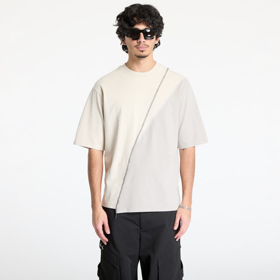 Póló A-COLD-WALL* Spliced T-Shirt Beige S-alacsony-ár