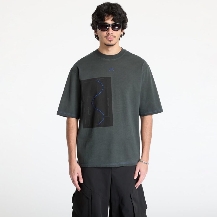 Póló A-COLD-WALL* Waveform T-Shirt Black XL-alacsony-ár