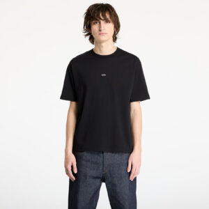 Póló A.P.C. Boxy Micro Logo T-Shirt Black XXL-alacsony-ár
