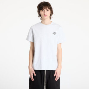 Póló A.P.C. Standard Rue Madame T-Shirt UNISEX Heather Grey/ Black S-alacsony-ár