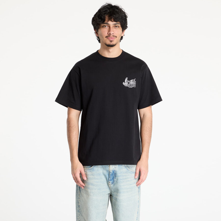 Póló Awake NY Hammer SS Tee Black S-alacsony-ár