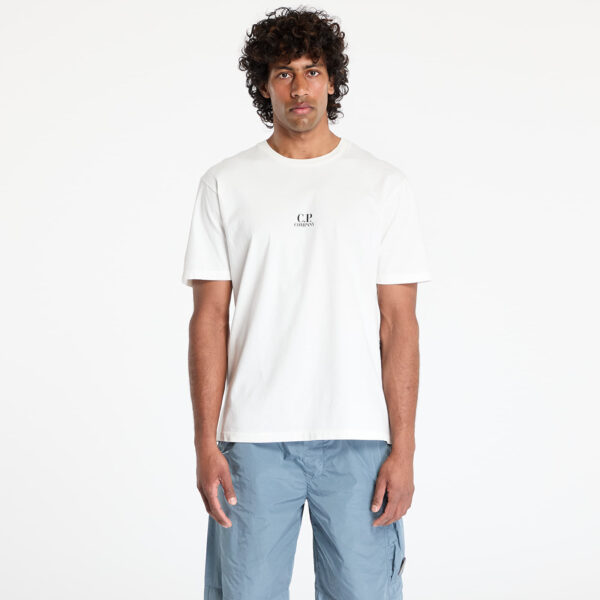 Póló C.P. Company Graphic-Print T-Shirt Gauze White L-alacsony-ár
