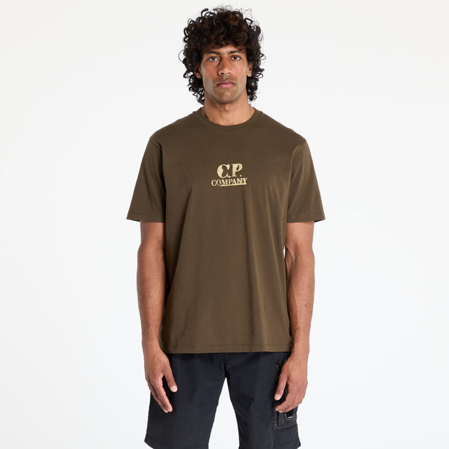 Póló C.P. Company Jersey T-Shirt Ivy Green M-alacsony-ár