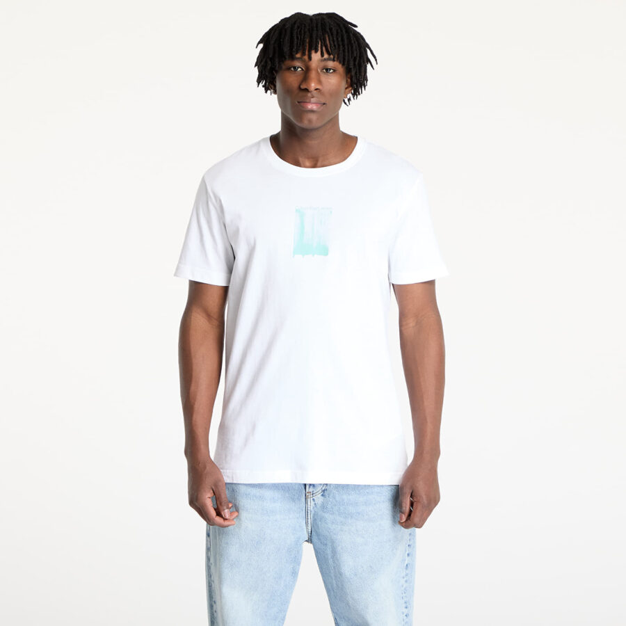 Póló Calvin Klein Jeans Brush Stroke Graphic Tee White XL-alacsony-ár