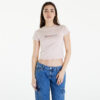 Póló Calvin Klein Jeans Diffused Box Fitted Short Sleeve Tee Sepia Rose XL-alacsony-ár