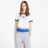 Póló Calvin Klein Jeans Drapey Jersey Crop Brilliant White/ Baritone Blue XS-alacsony-ár