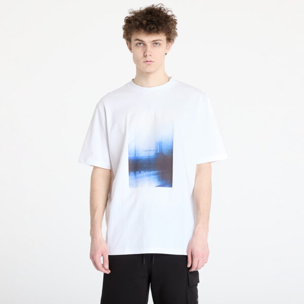Póló Calvin Klein Jeans Hazy City Tee White S-alacsony-ár