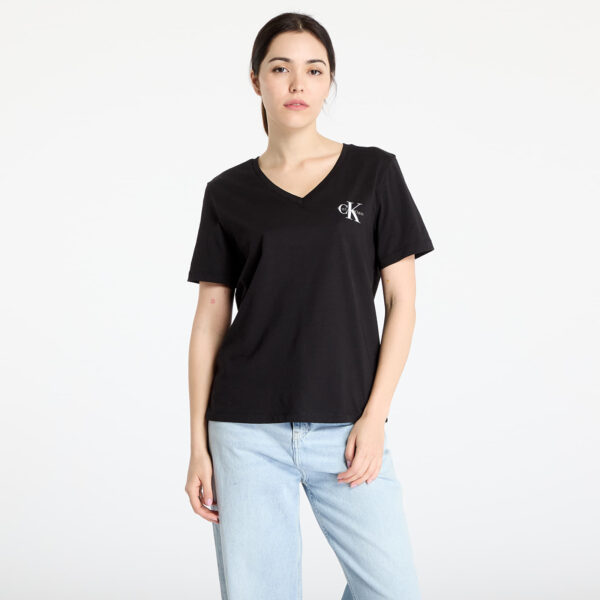 Póló Calvin Klein Jeans Logo Vn 2 Pack Tee Black XS-alacsony-ár Póló Calvin Klein Jeans Logo Vn 2 Pack Tee Black XS-alacsony-ár