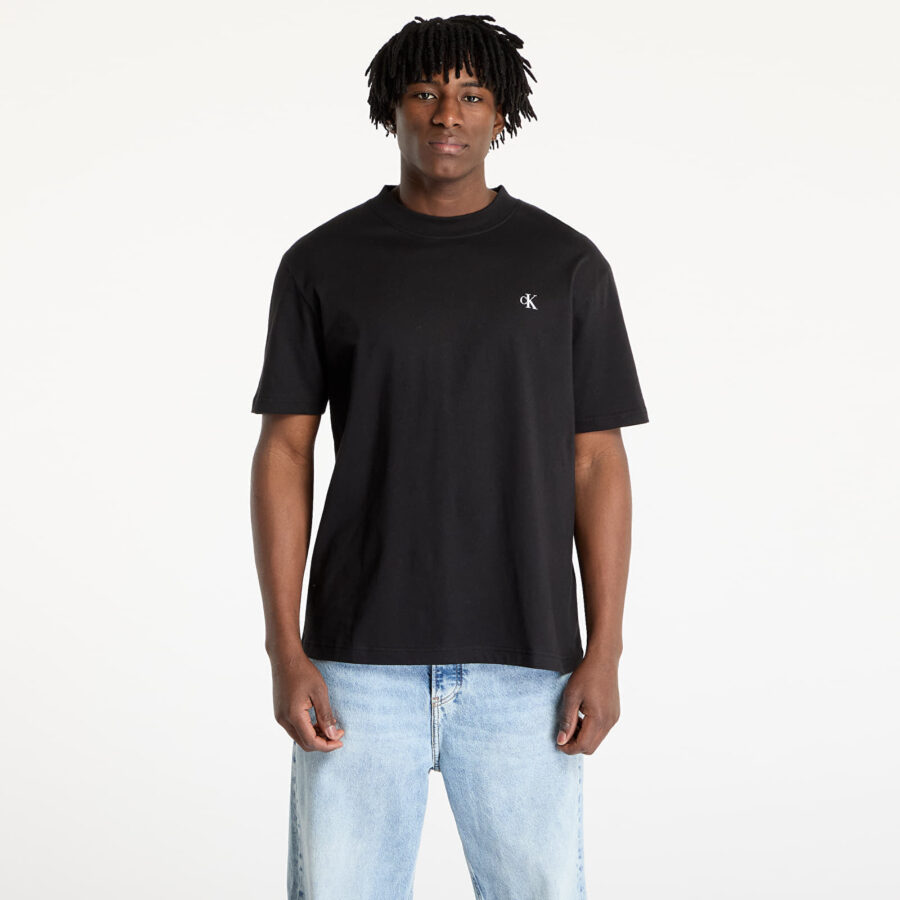 Póló Calvin Klein Jeans Painted Calvin Klein Tee Black S-alacsony-ár