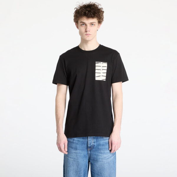 Póló Calvin Klein Jeans Serif Box Graphic Tee Black XXL-alacsony-ár