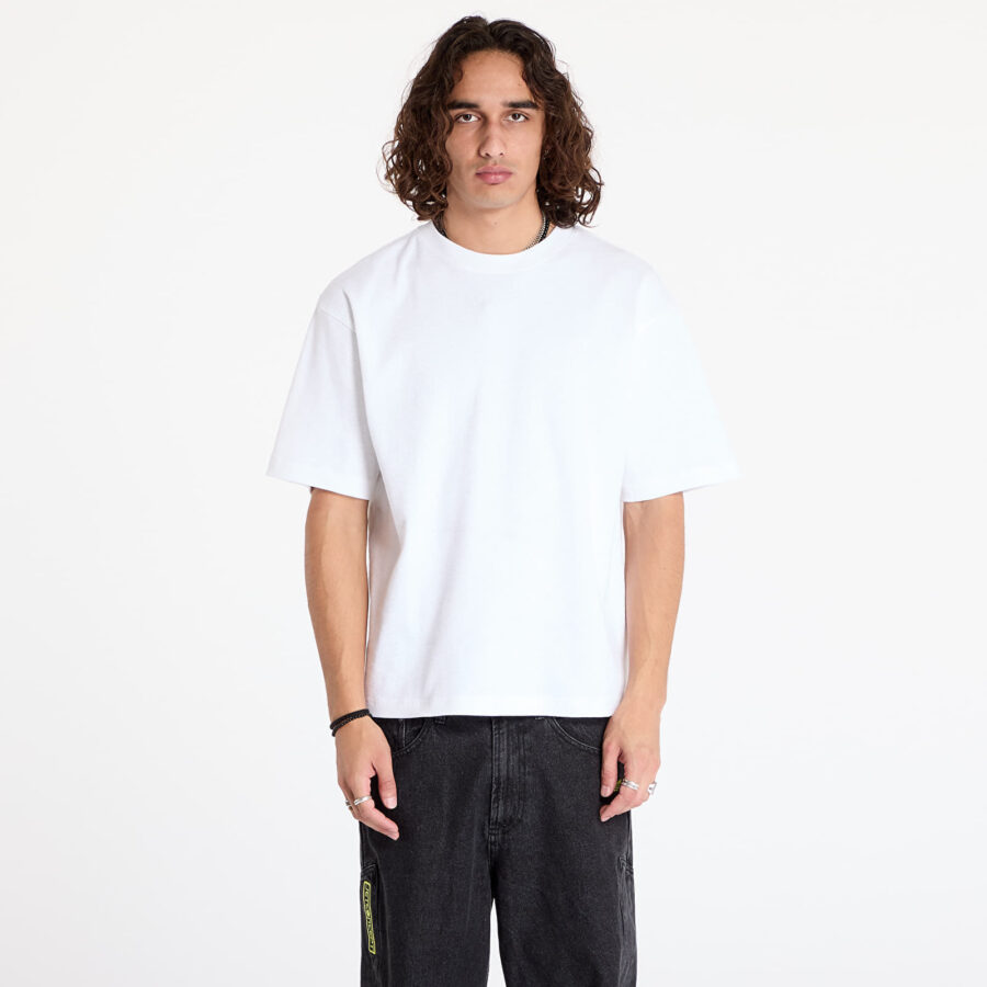 Póló Calvin Klein Jeans Slub Rib Tee White S-alacsony-ár