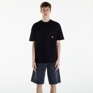 Póló Calvin Klein Jeans Texture Pocket Short Sleeve T-Shirt CK Black L-alacsony-ár
