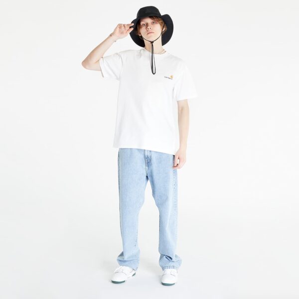 Póló Carhartt WIP American Script Short Sleeve T-Shirt UNISEX White XS-alacsony-ár