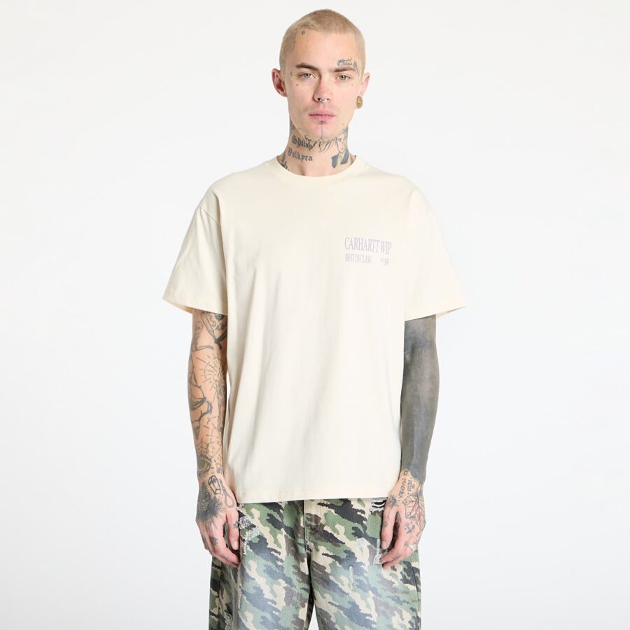 Póló Carhartt WIP Best In Class T-Shirt UNISEX Natural XS-alacsony-ár