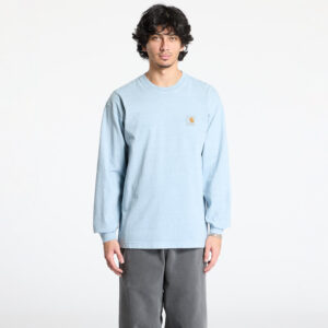 Póló Carhartt WIP L/S Vista T-Shirt UNISEX Dusty Ice Garment Dyed XXL-alacsony-ár