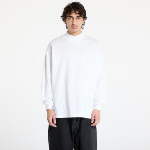 Póló Carhartt WIP Long Sleeve Script Mockneck T-Shirt UNISEX White XXL-alacsony-ár