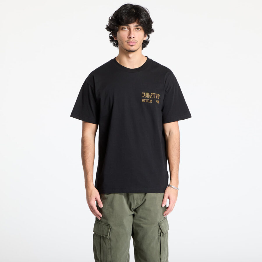 Póló Carhartt WIP S/S Best In Class T-Shirt UNISEX Black XS-alacsony-ár
