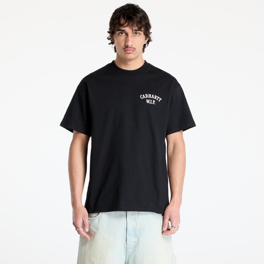 Póló Carhartt WIP S/S Cabinetry T-Shirt UNISEX Black/ White S-alacsony-ár