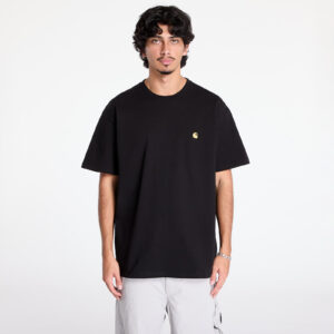 Póló Carhartt WIP S/S Chase T-Shirt Black/ Gold M-alacsony-ár
