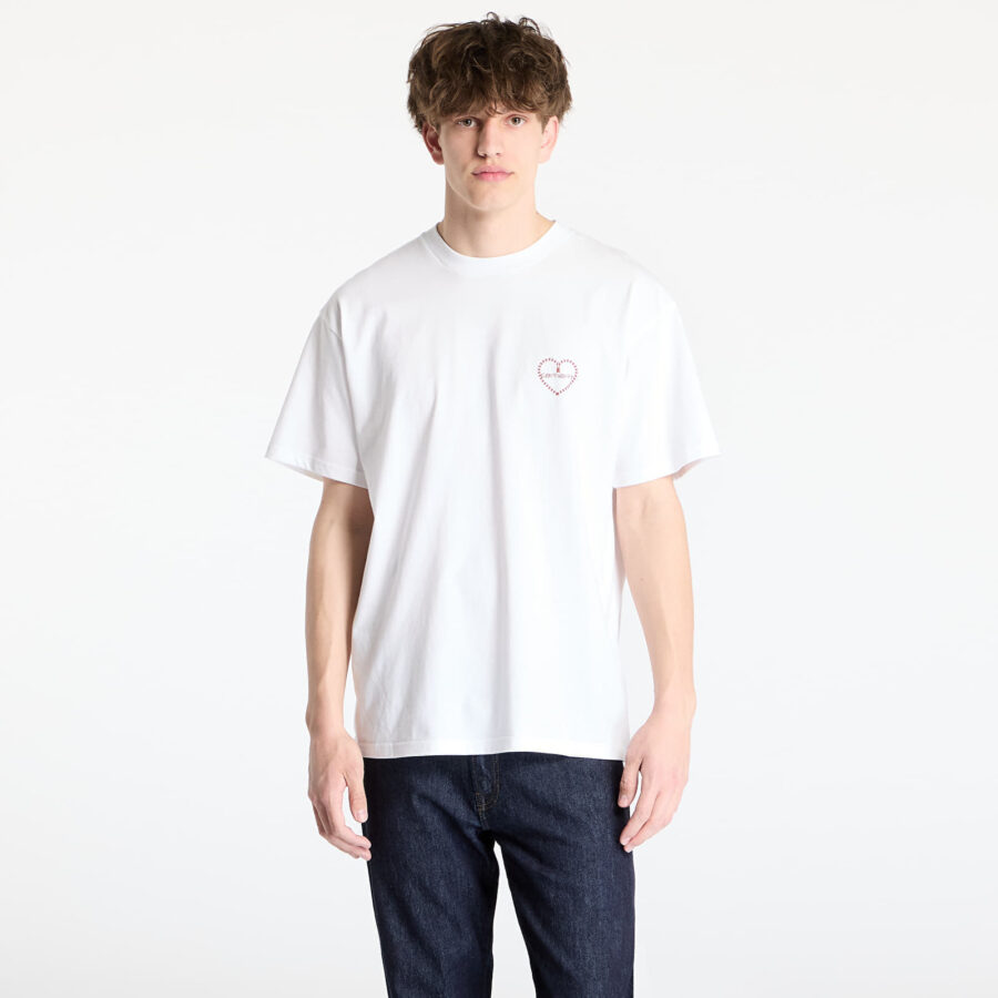 Póló Carhartt WIP S/S Furoshiki T-Shirt White/ Red XS-alacsony-ár