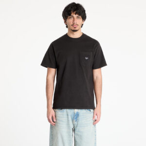 Póló Carhartt WIP S/S Ingo Pocket T-Shirt UNISEX Black Garment Dyed S-alacsony-ár