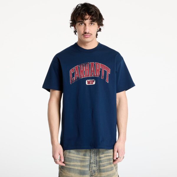 Póló Carhartt WIP S/S Lecture T-Shirt UNISEX Ink Heavy Enzyme Wash XS-alacsony-ár