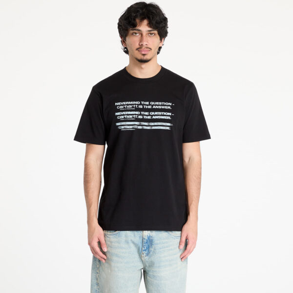 Póló Carhartt WIP S/S Nevermind T-Shirt UNISEX Black/ White XS-alacsony-ár