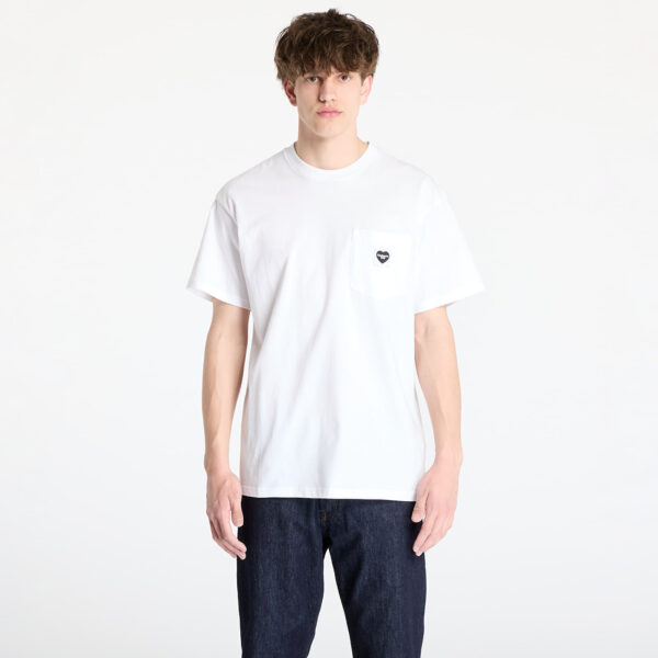 Póló Carhartt WIP S/S Pocket Heart T-Shirt White/ Black XS-alacsony-ár