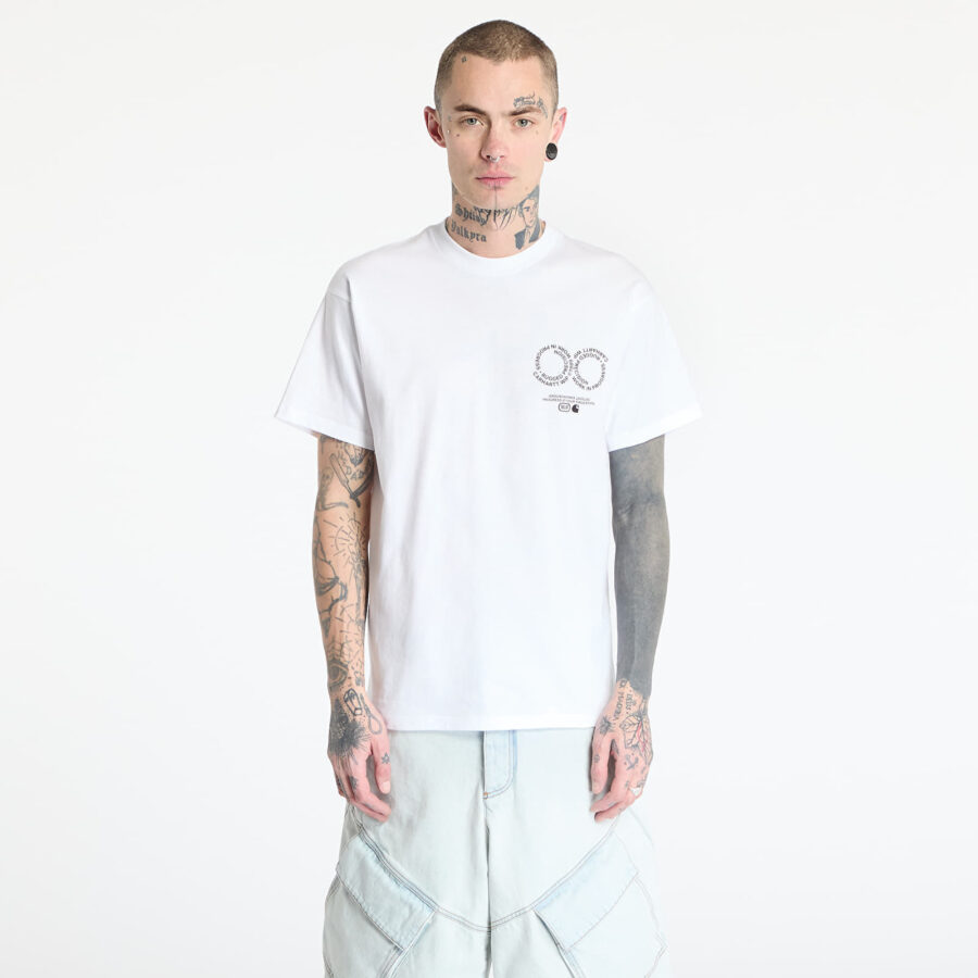 Póló Carhartt WIP S/S Rotation T-Shirt UNISEX White/ Black XS-alacsony-ár