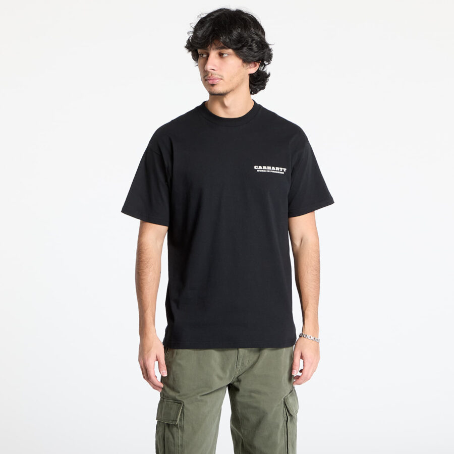 Póló Carhartt WIP S/S Runaway T-Shirt UNISEX Black/ Wax XS-alacsony-ár