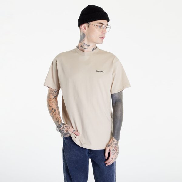 Póló Carhartt WIP S/S Script Embroidery T-Shirt Wall/ Black XS-alacsony-ár Póló Carhartt WIP S/S Script Embroidery T-Shirt Wall/ Black XS-alacsony-ár