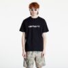 Póló Carhartt WIP S/S Script T-Shirt Black/ White XS-alacsony-ár