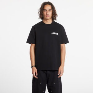 Póló Carhartt WIP S/S University Script T-Shirt Black/ White XS-alacsony-ár