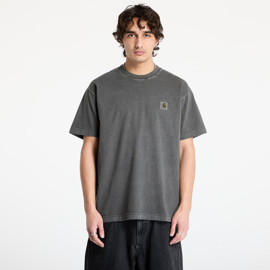 Póló Carhartt WIP S/S Vista T-Shirt UNISEX Graphite Garment Dyed XS-alacsony-ár