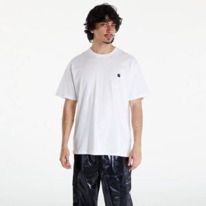 Póló Carhartt WIP Short Sleeve Madison T-Shirt UNISEX White/ Black S-alacsony-ár