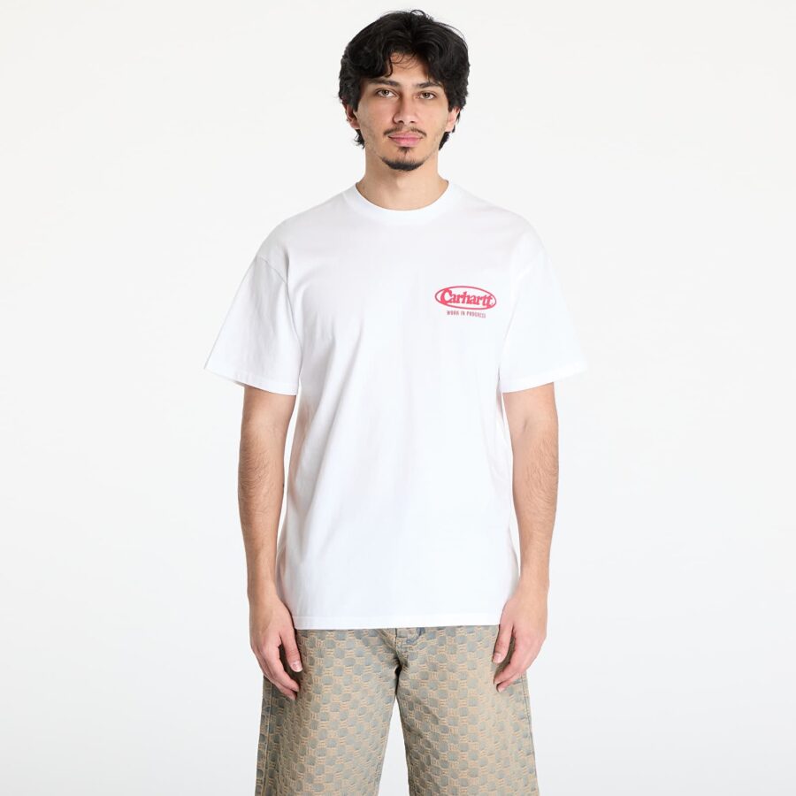 Póló Carhartt WIP Shortsleeve Logo T-Shirt UNISEX White XS-alacsony-ár