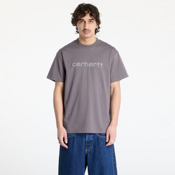 Póló Carhartt WIP Shortsleeve Rivet Script T-Shirt UNISEX Manta XS-alacsony-ár