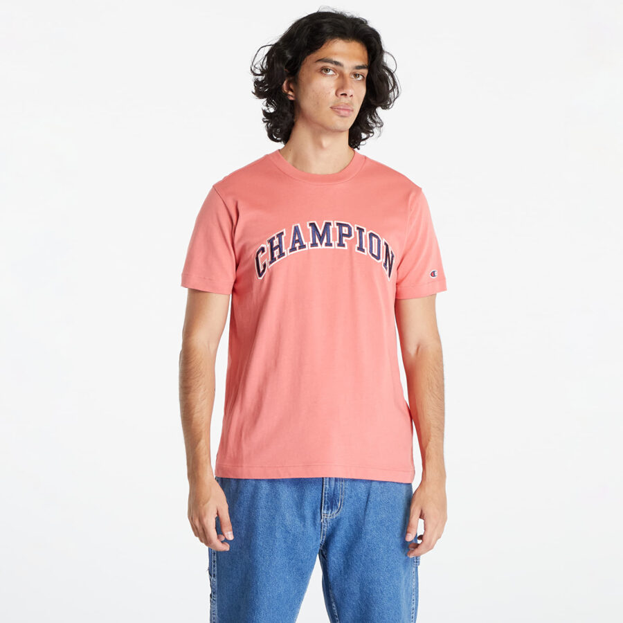 Póló Champion Crewneck T-Shirt Pink M-alacsony-ár