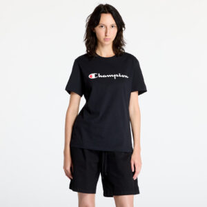 Póló Champion SS Tee Black S-alacsony-ár