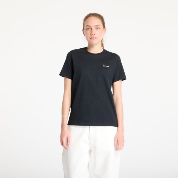 Póló Columbia Boundless Beauty™ Logo Shortsleeve Tee Black/ Linear View XS-alacsony-ár