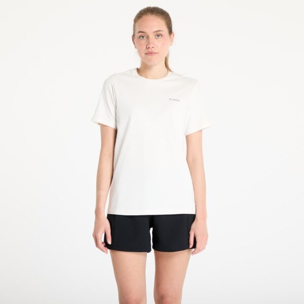 Póló Columbia Boundless Beauty™ Logo Shortsleeve Tee Sea Salt/ Linear View XS-alacsony-ár