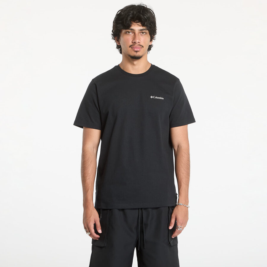 Póló Columbia Explorers Canyon™ Back Short-Sleeve Tee Black S-alacsony-ár