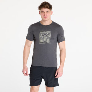 Póló Columbia Kwick Hike™ Graphic Short-sleeve Tee Black Heather M-alacsony-ár
