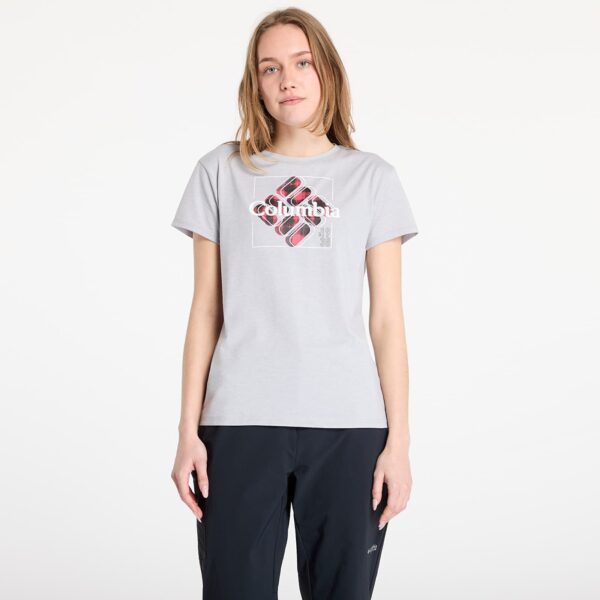 Póló Columbia Sun Trek™ Short Sleeve Graphic Tee Colm Grey Heather S-alacsony-ár